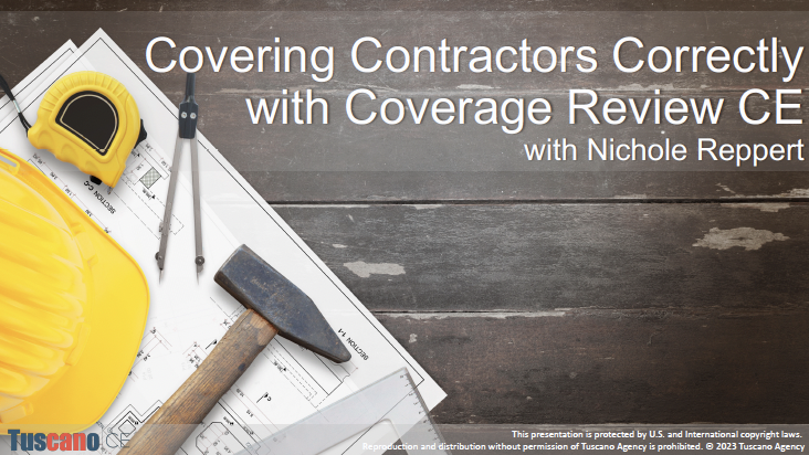 Covering Contractors Correctly CE